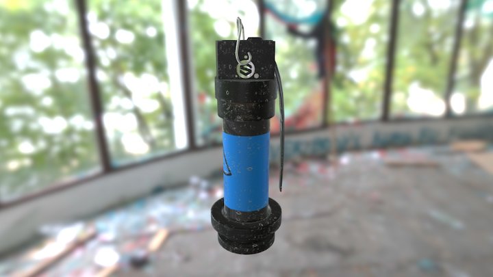 Airsoft Grenade 3D Model