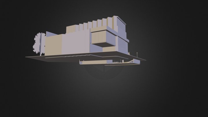 Library music hall 3D Model