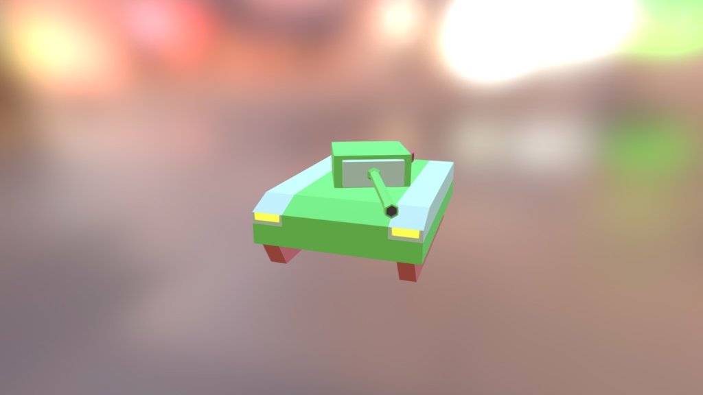 Tank low poly