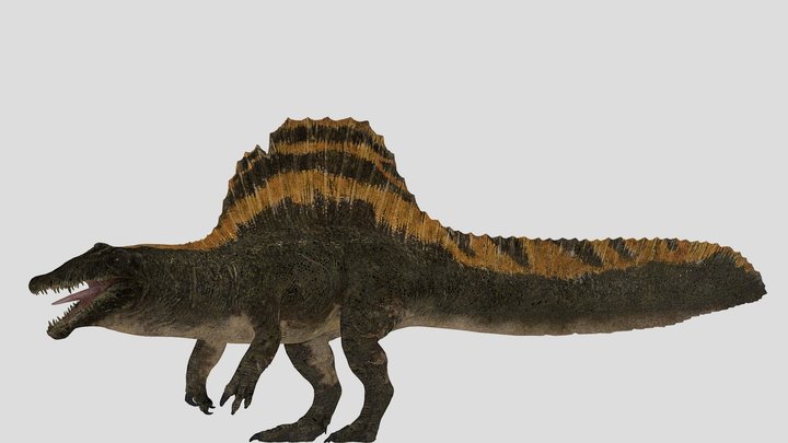 Striper the Spinosaurus – Gratis 3D-model STL