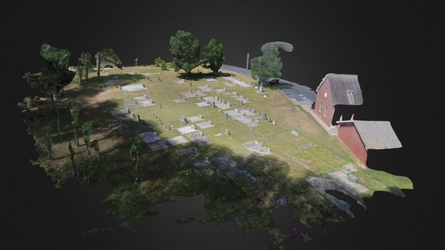 Redwine UMC Cemetery 3D Model