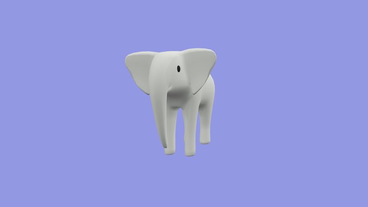 Elephant 3D Model