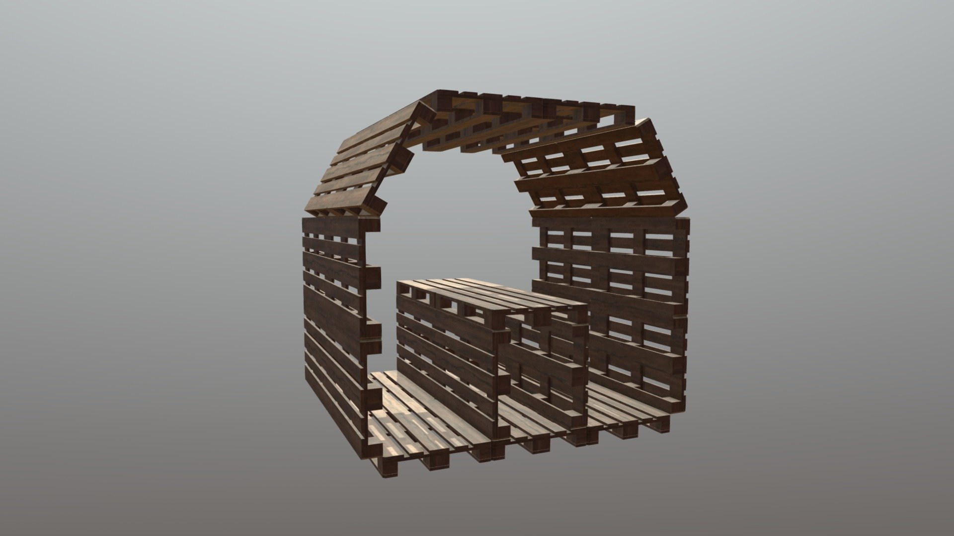 Booth V1 — Sketchfab embed 3D viewer