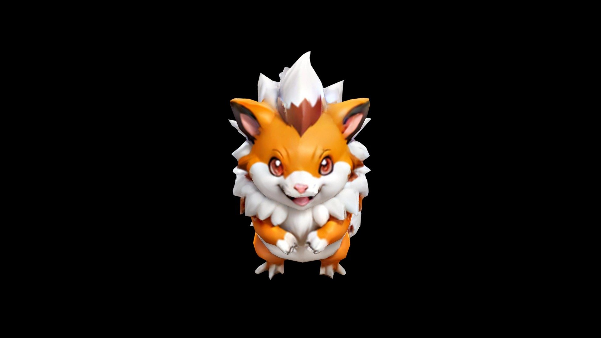 The fierce, orange and white Pokemon - Download Free 3D model by klrxyz ...