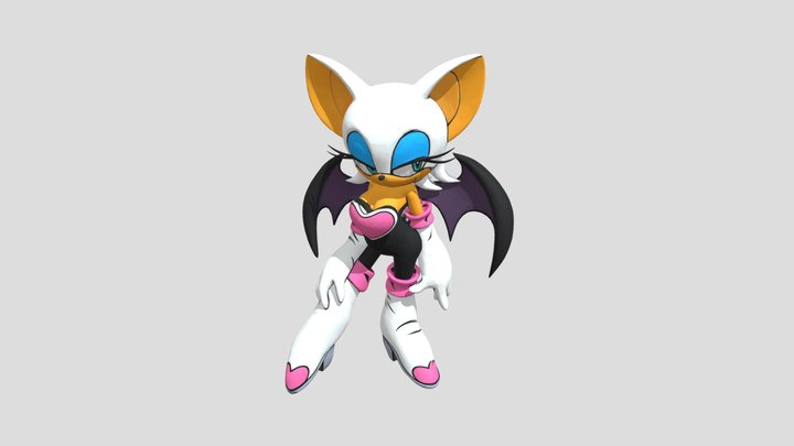 Rouge 2D Image Converted to 3D Model