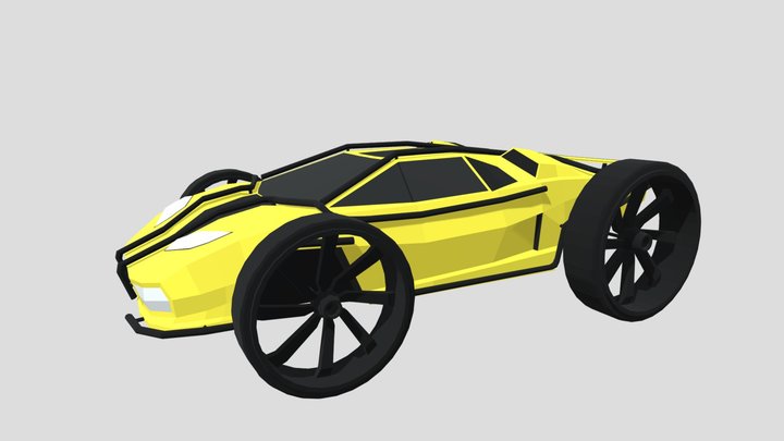 Crazy Yellow Car