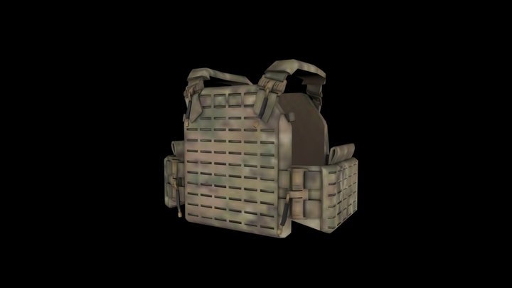 Basic mixpat vest 3D Model