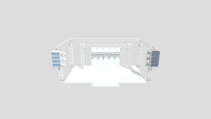 Stage_design Created : Lê Trung Hiếu 3D Model