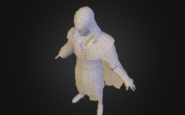 Brotherhood Assassin Mesh 3D Model