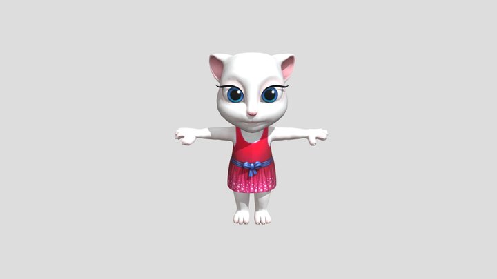 Talking Angela (REUPLOAD AGAIN) 3D Model
