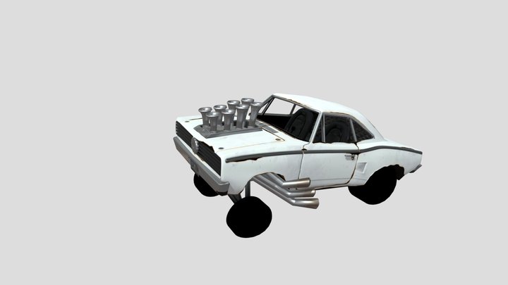 Fortnite STW Car Gasser 3D Model