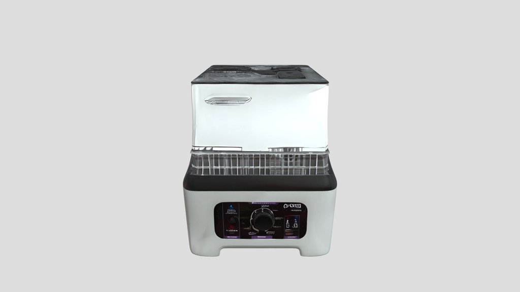 A countertop dishwasher