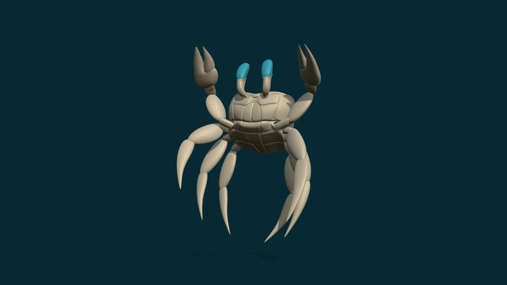 Sculpt January 2020 Day 1: Spectral | Ghost Crab 3D Model