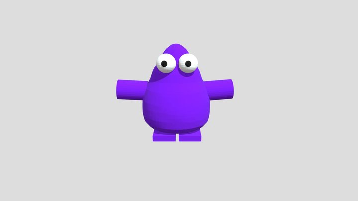 Grimace 3D Model