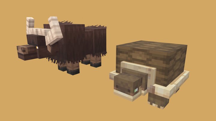 Desert Mobs 3D Model