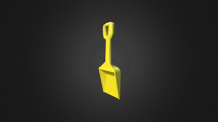Beach Shovel 3D Model