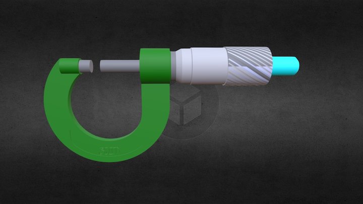 Micrometer 3D Model