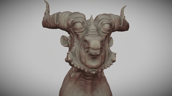 Kind Monster (Ogre) 3D Model