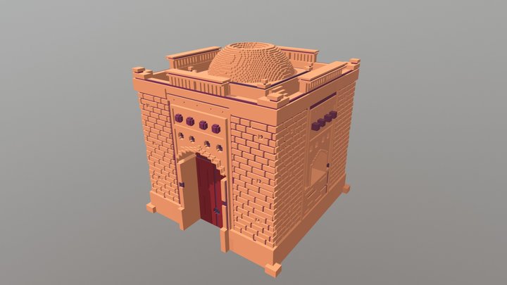Ancient Arabe Building 3D Model