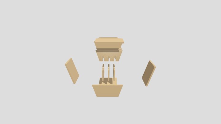 CARDBOARD CHAIR 3D Model