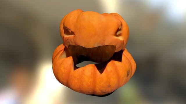 Mini pumpkin monster 3D Model