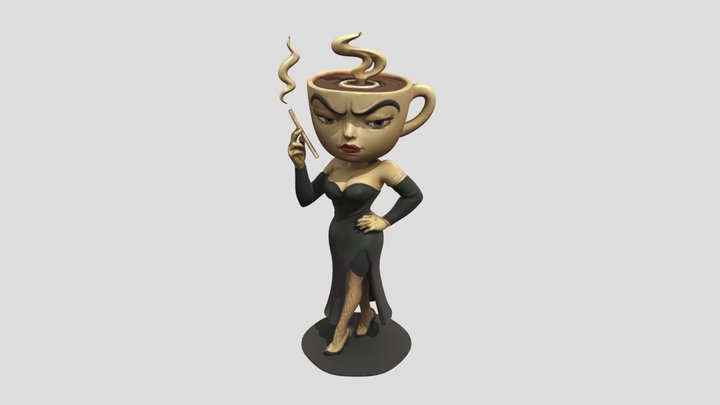 Espressona Signora 3D Model