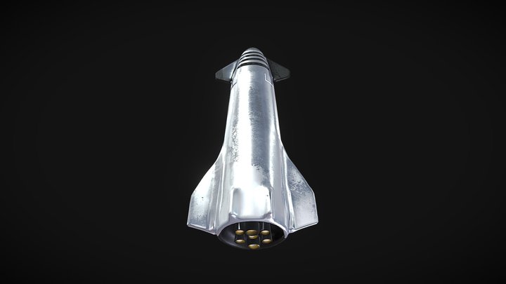 Starship - Space X 3D Model