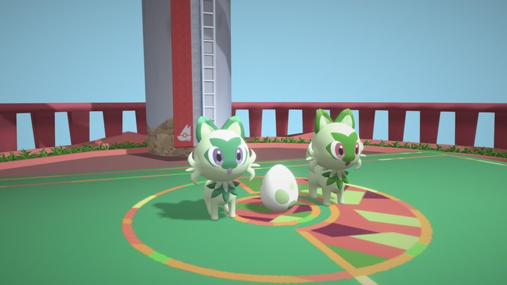 期末-深缽鎮的新葉喵 3D Model