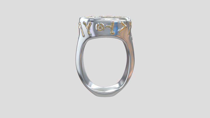 Celtic Fantasy Ring, base real celtic ring 3D Model