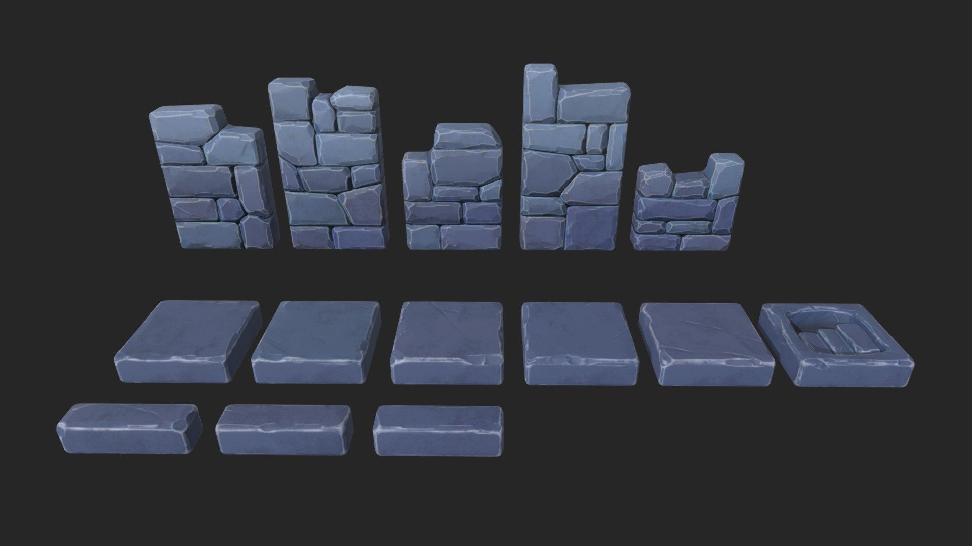 Walls & floor 3D model by sauti [7e9f489] Sketchfab