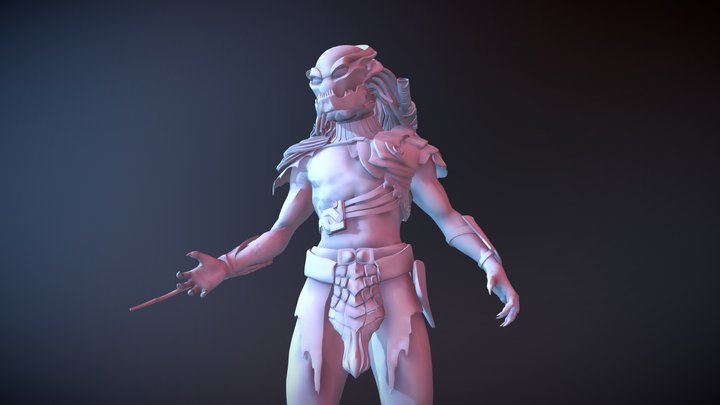 BOSS POSES -PREDATOR - 3DPrint ready 3D Model