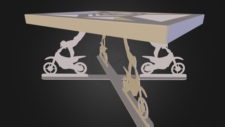Motocross Table.STL 3D Model