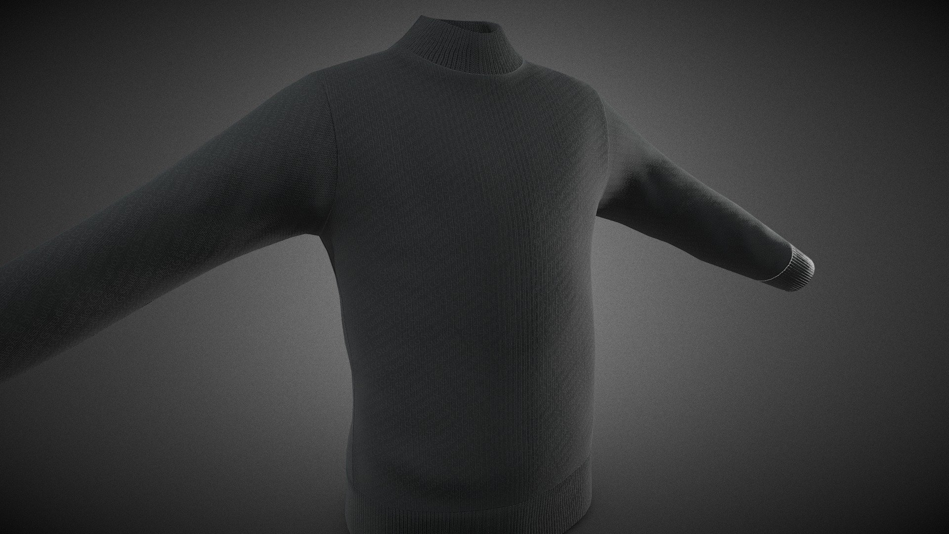 Black Sweater Style 2 - Buy Royalty Free 3D model by CG StudioX (@CG ...