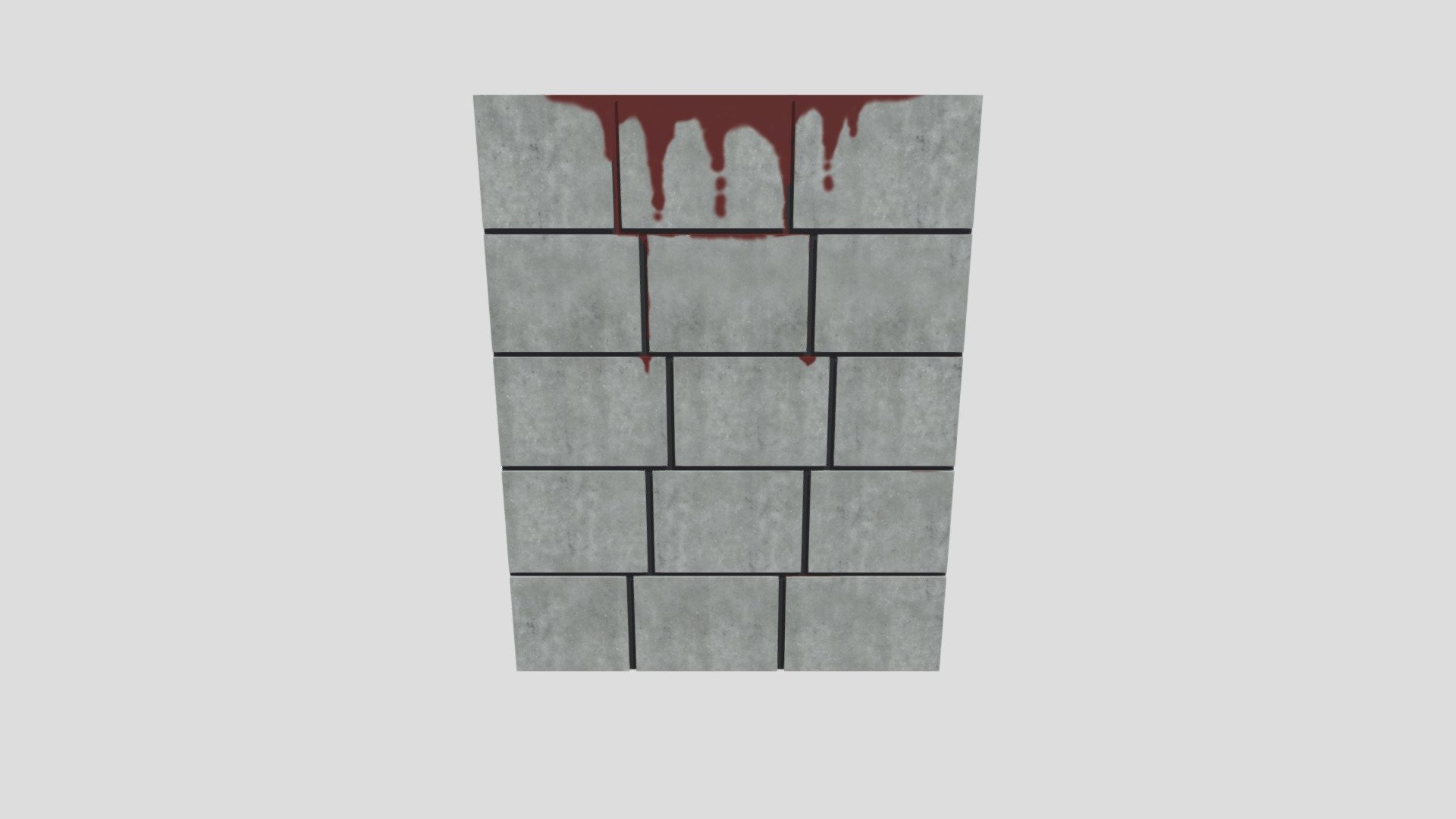 Wall (Dripping) - Download Free 3D model by ColinCharleson [7ea0239 ...