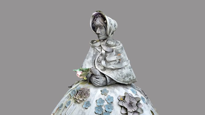 Emily Temple Statue 3D Model