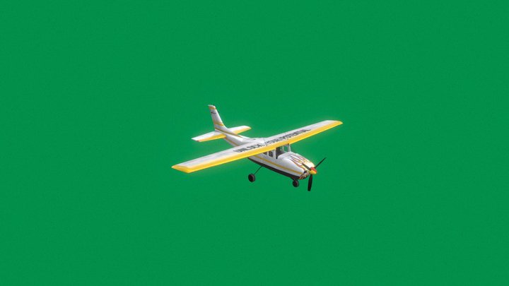plane one material 3D Model