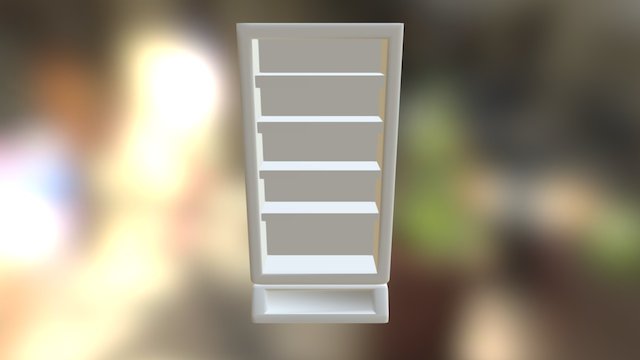 Bookshelf 3D Model