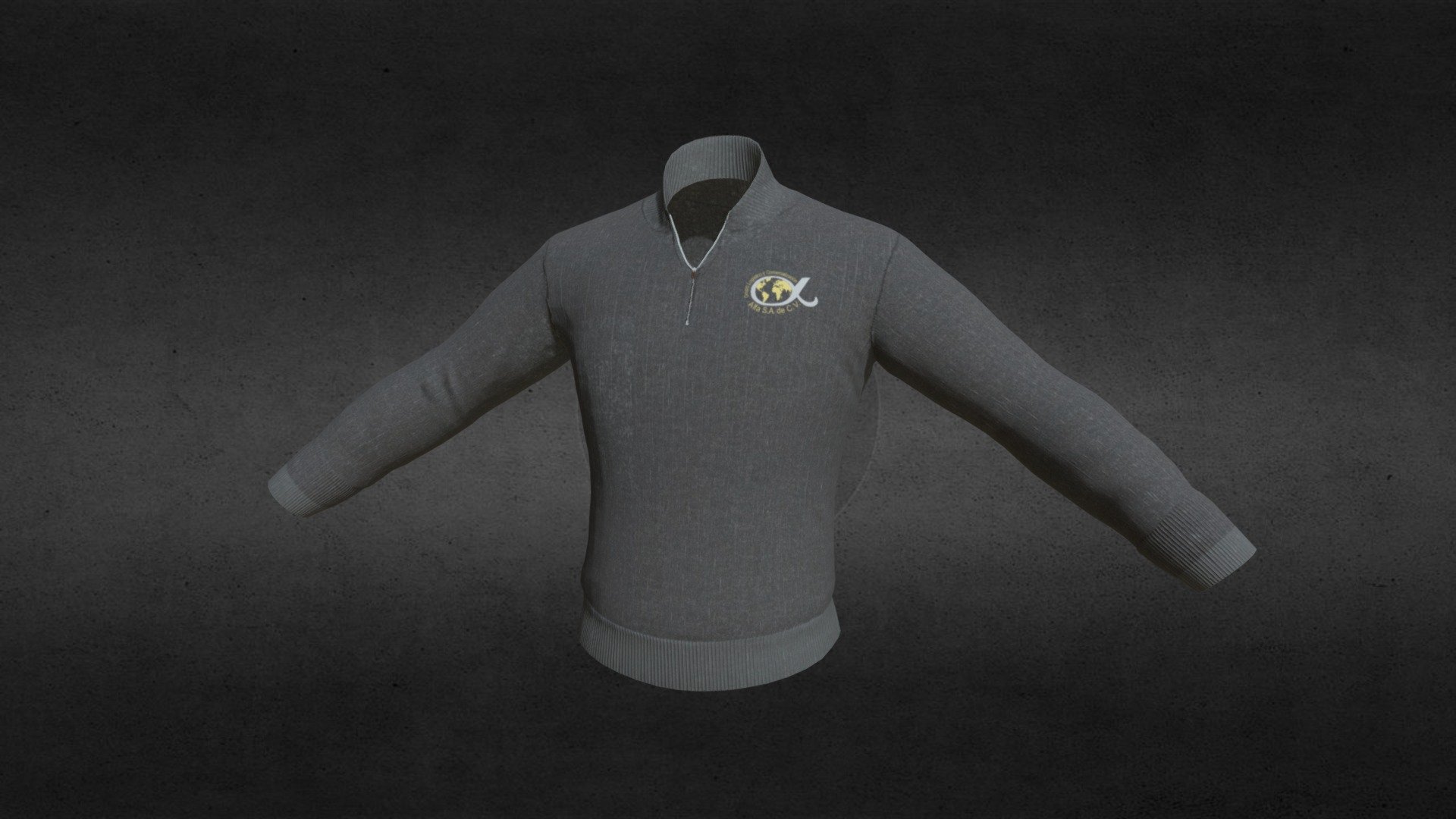 Gray-sweater alfa