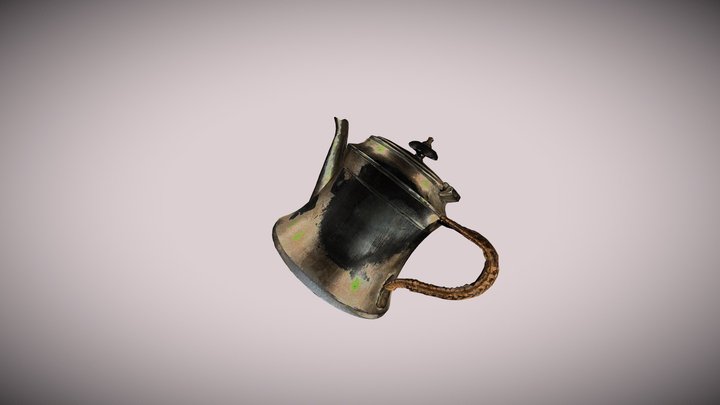 Commemorative teapot 3D Model