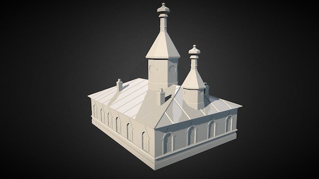 house in Yeniseysk 22 3D Model
