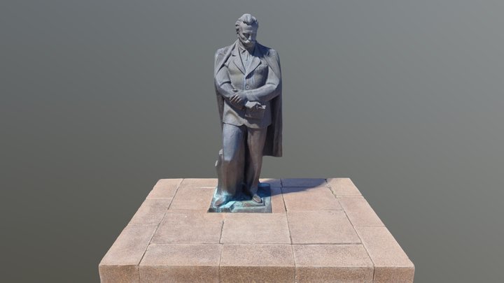 Ivan Franko Monument 3D Model