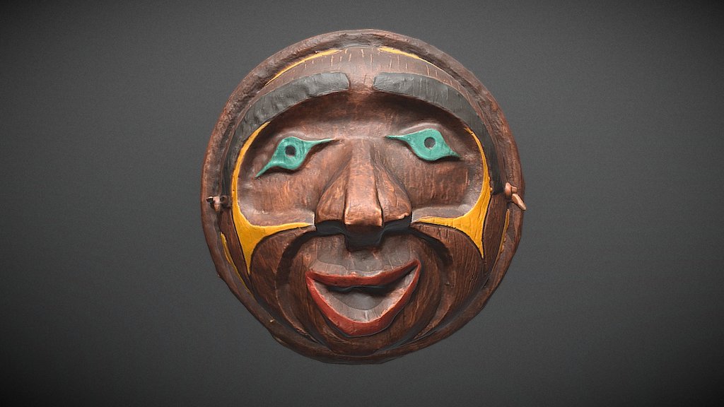 Bella Coola wooden mask