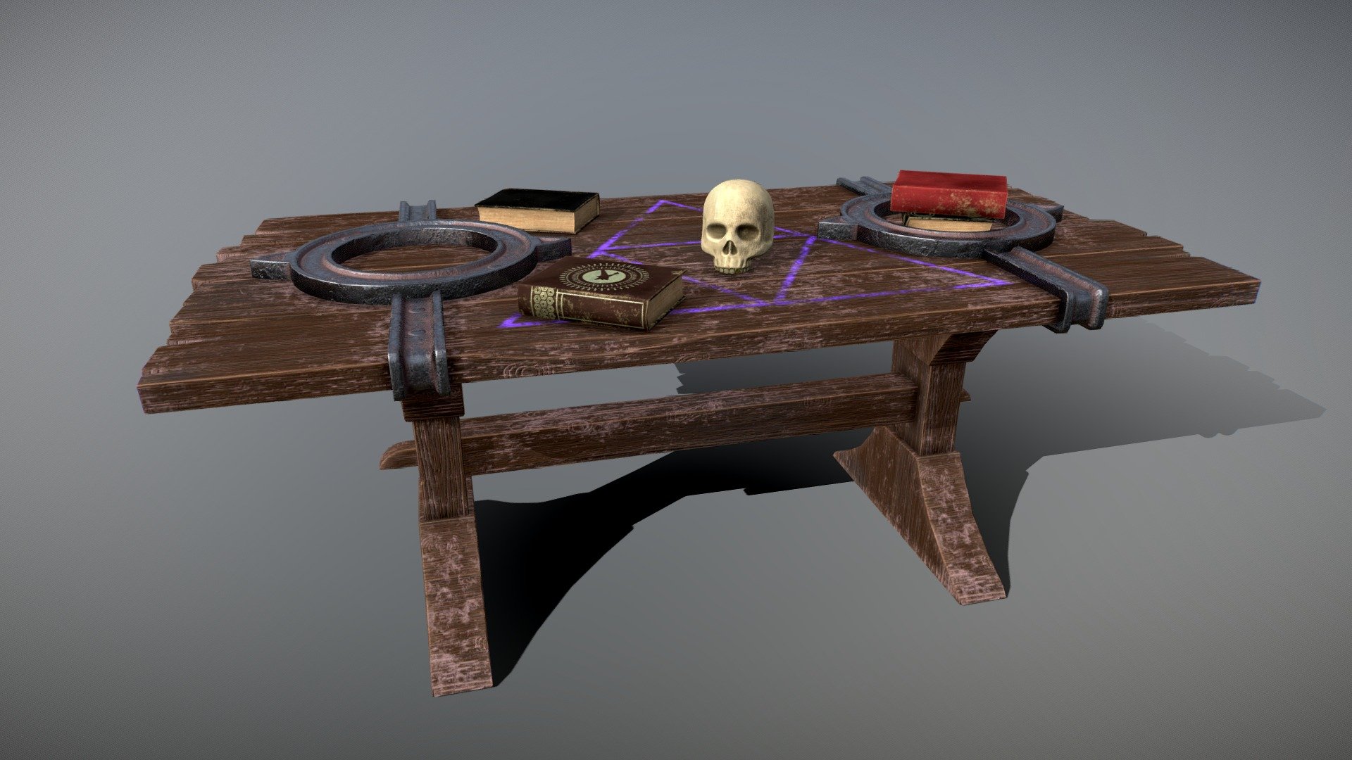 Wizard's Table Sample - 3D model by examplesamples [7ea3741] - Sketchfab