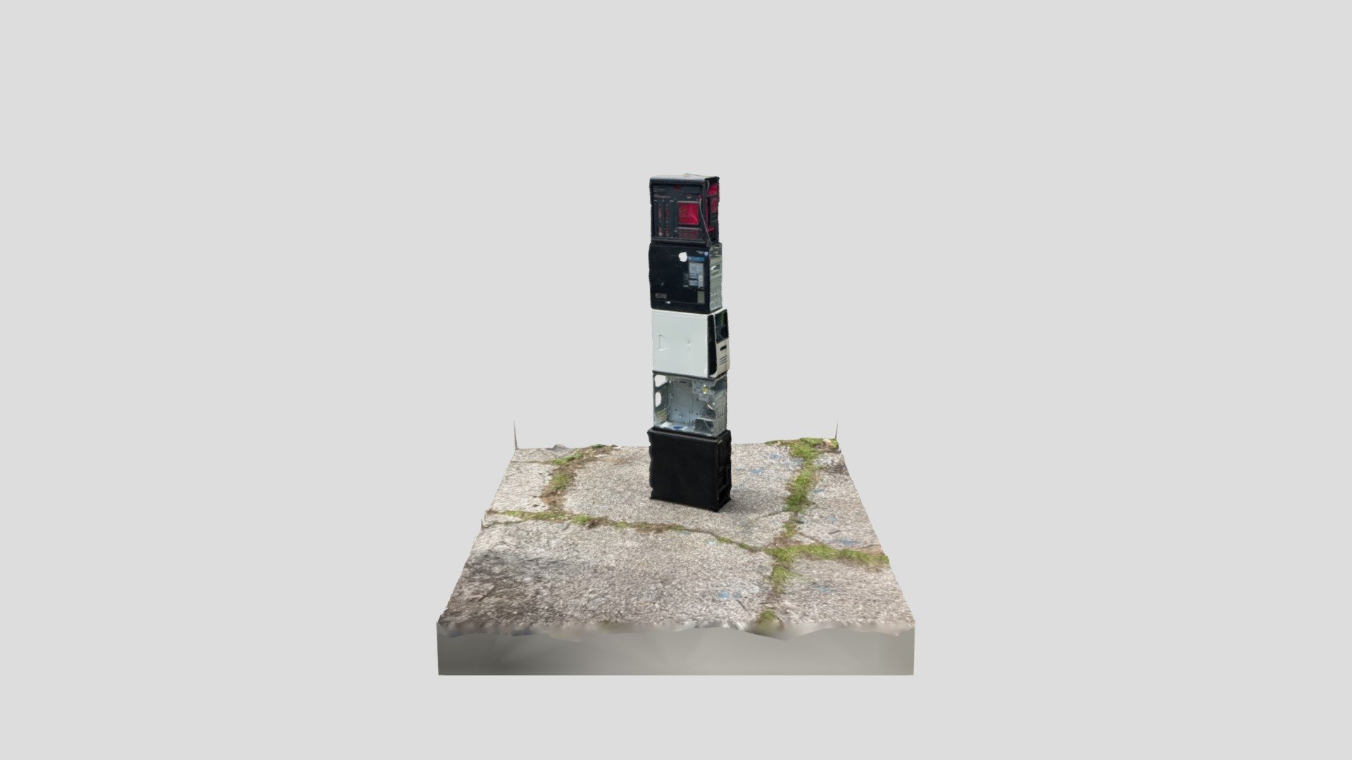 CPU Tower 04 - Download Free 3D model by leihouse [7ea3a4f] - Sketchfab