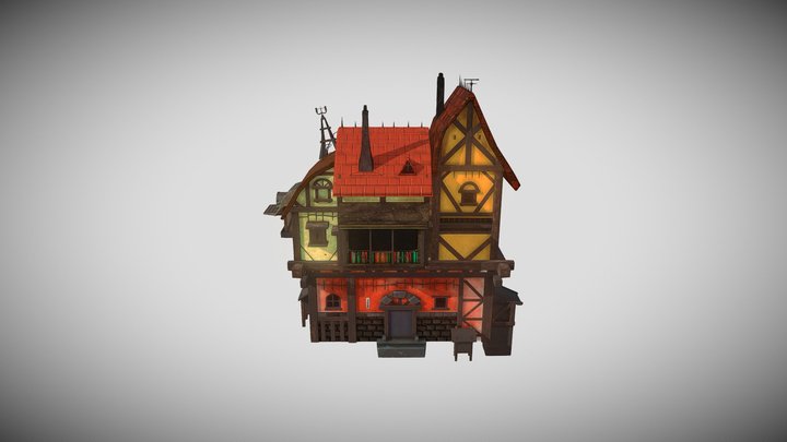 Fancy House Model 3D Model