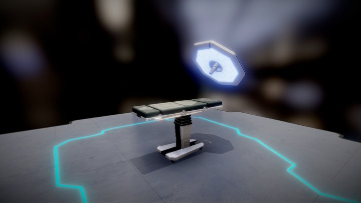 Operation room 3D Model