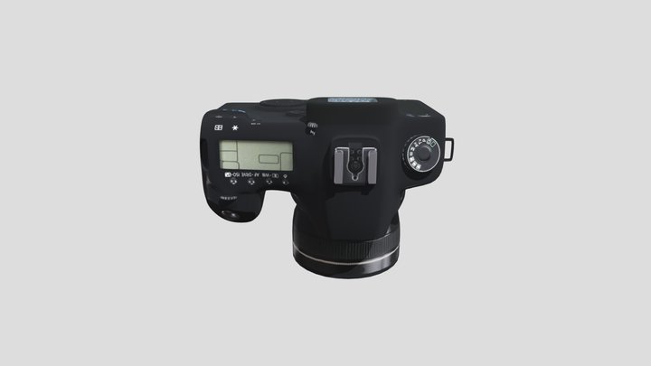 SLR camera 3D Model