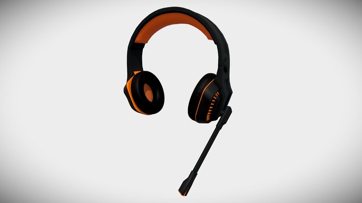 Wireless Headphones 3D Model