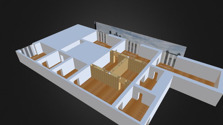 Museum and Art Gallery 3D Model
