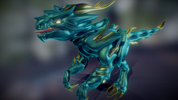 Dragon dinosaur FREE model 3D Model